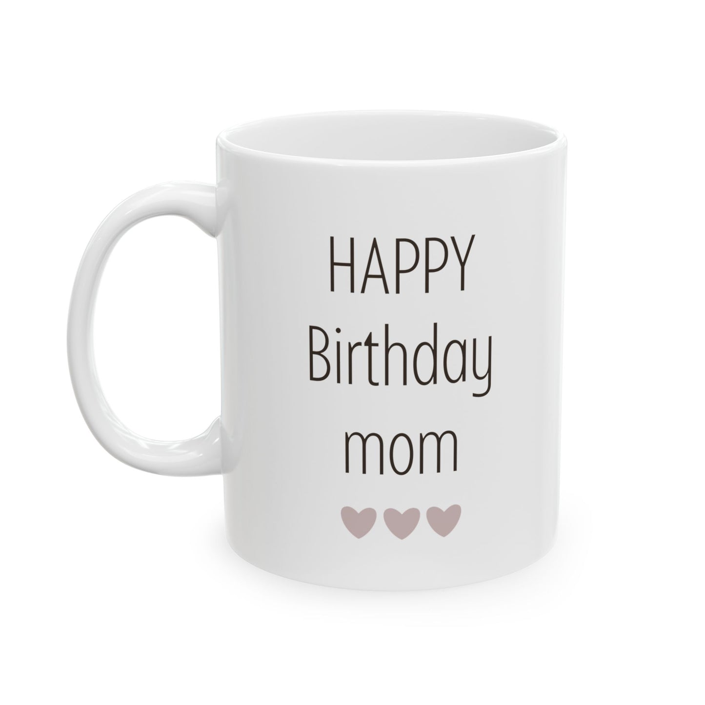 Custom"Happy Birthday Mom" Mug. Custom Photo Gift 11oz Ceramic