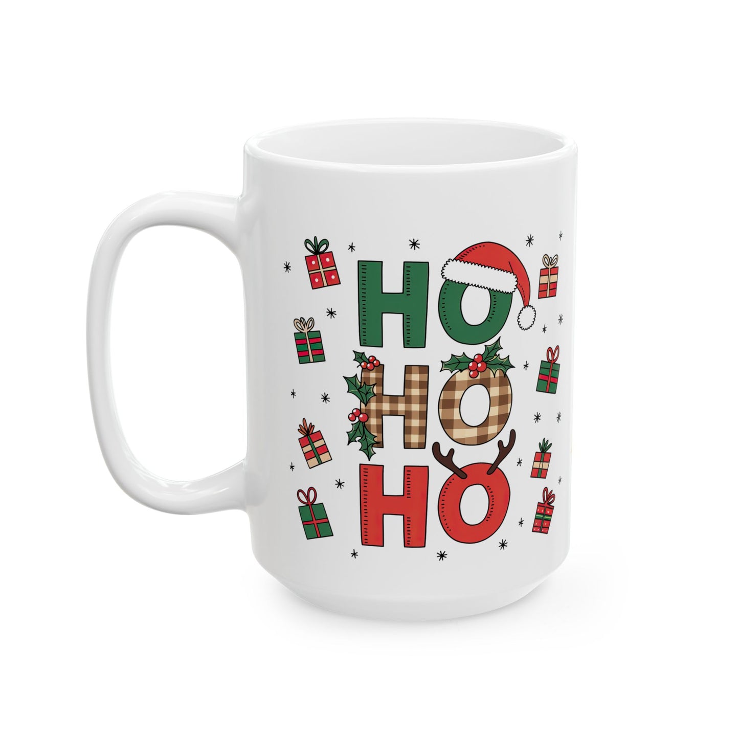 Personalized Name 15 oz Ceramic Mug - Perfect Holiday Gift