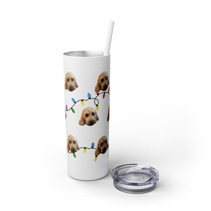 Skinny Tumbler with Straw, 20oz