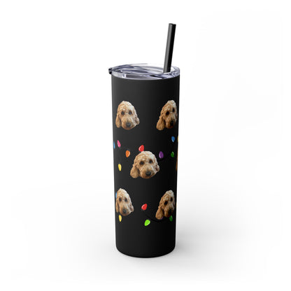 Skinny Tumbler with Straw, 20oz