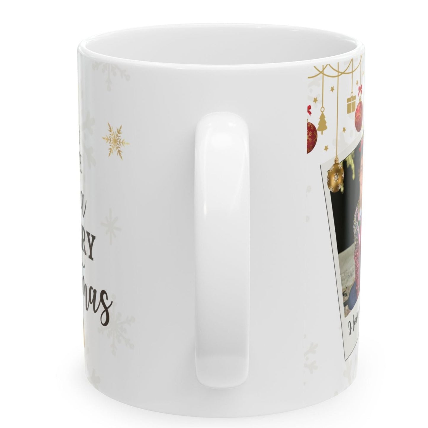 Personalized Christmas Mug with Kids' Photos