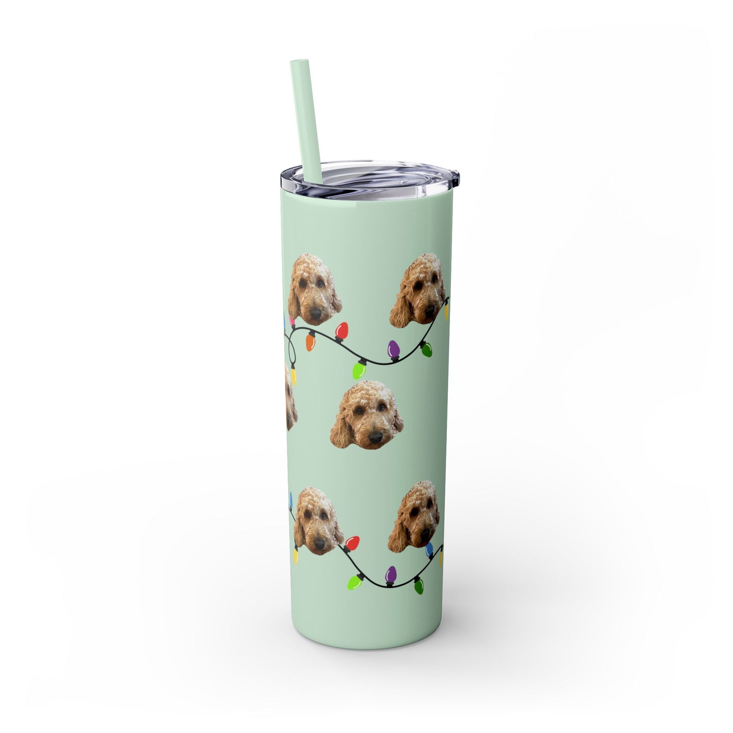 Skinny Tumbler with Straw, 20oz