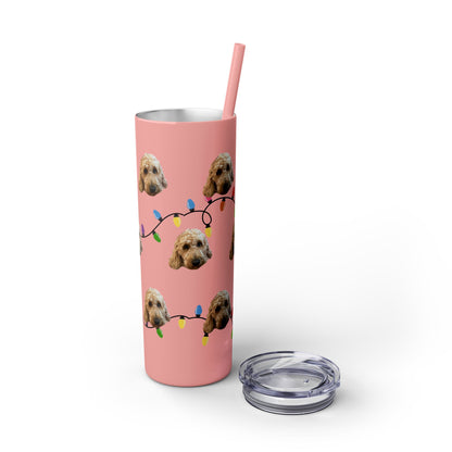 Skinny Tumbler with Straw, 20oz