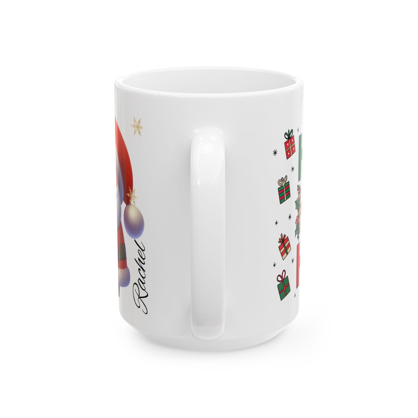 Personalized Name 15 oz Ceramic Mug - Perfect Holiday Gift