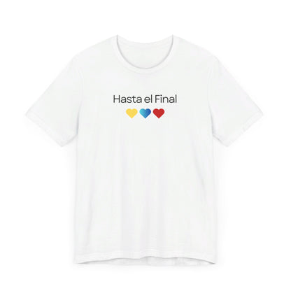 Unisex Venezuelan T-Shirt. "Hasta el Final" Design & Iconic Expressions