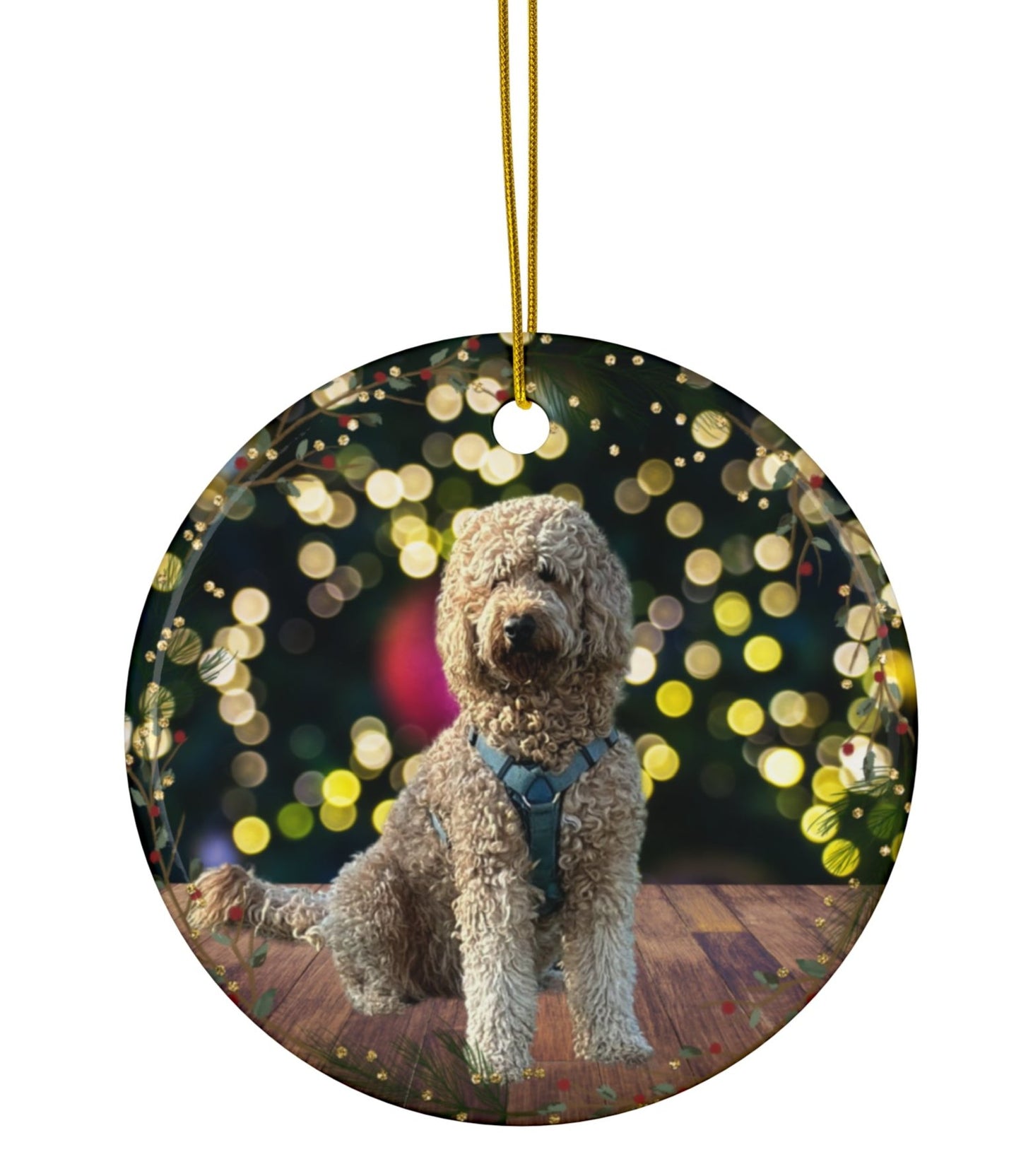 Personalized Pet Photo Christmas Ornaments - Perfect for Dog Lovers