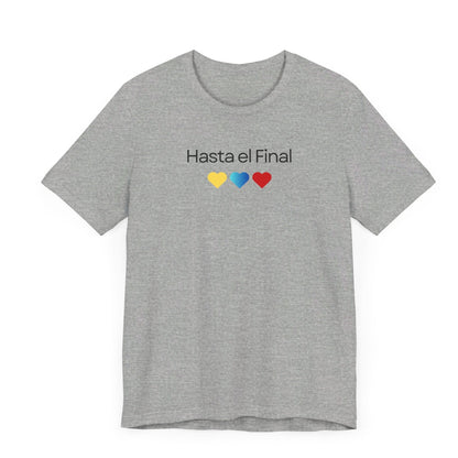 Unisex Venezuelan T-Shirt. "Hasta el Final" Design & Iconic Expressions