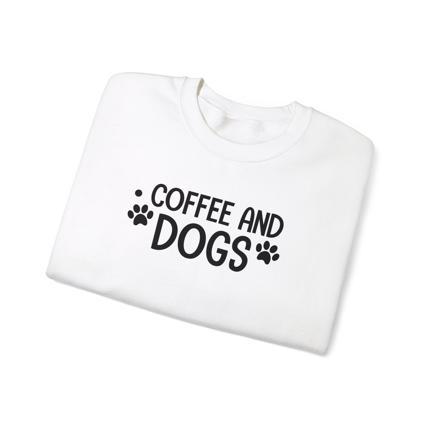 Unisex Coffee and Dogs Sweatshirt | Cozy & Stylish Dog Lover