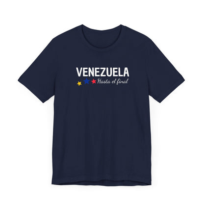 Unisex Venezuela T-Shirt | "Hasta el Final" Design