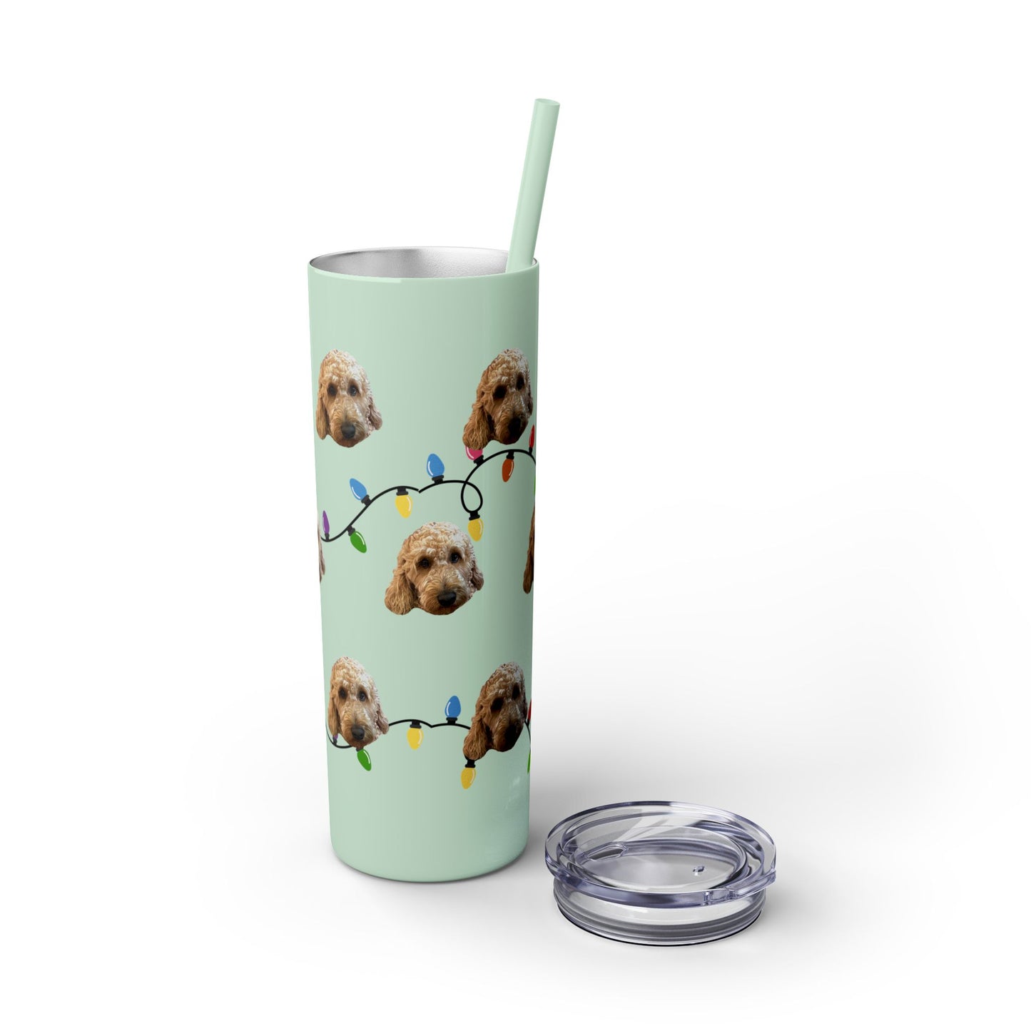 Skinny Tumbler with Straw, 20oz