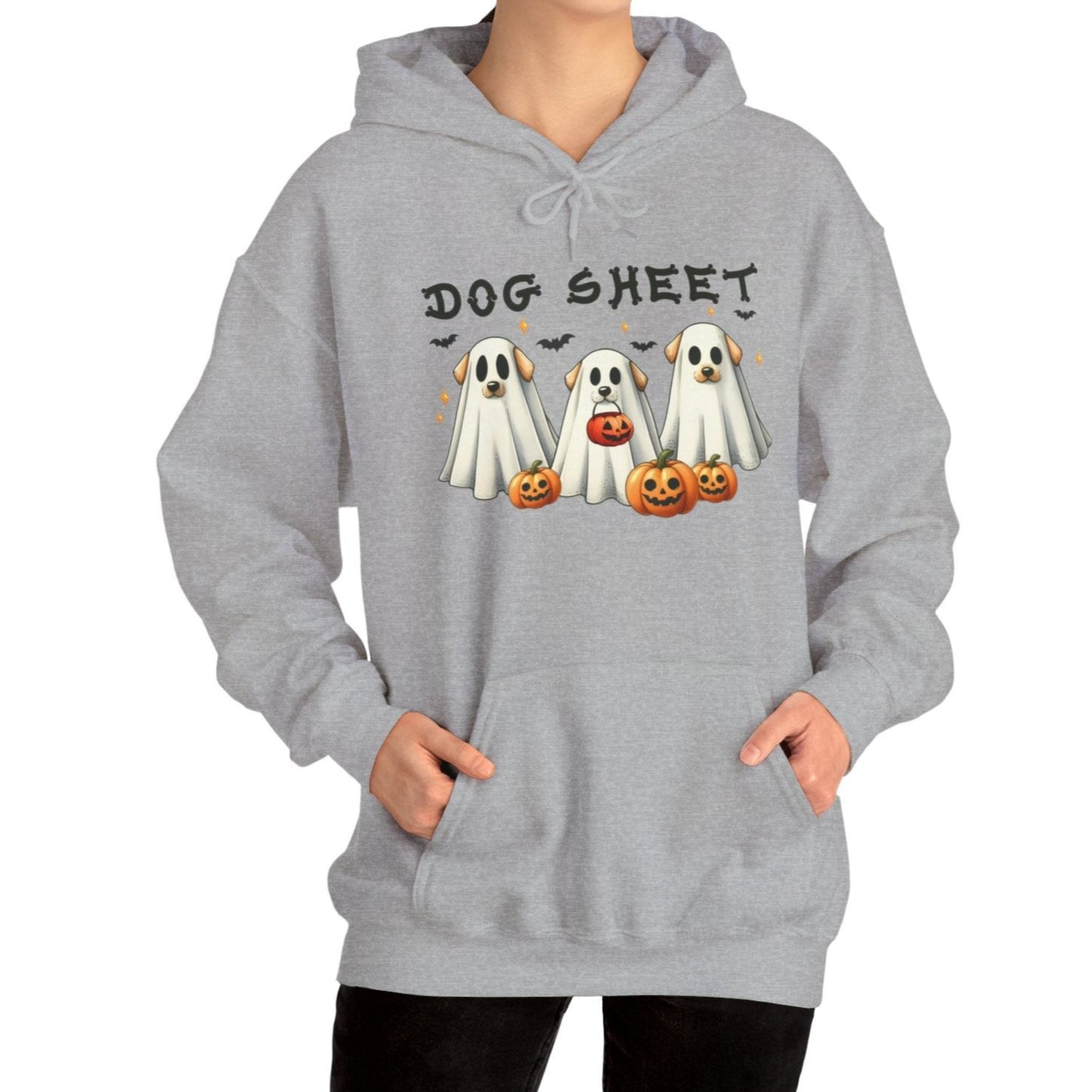 Hoodie Halloween Dog Ghost Sweater