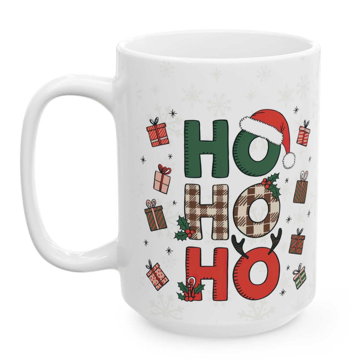 Personalized "Mrs. Claus" Ceramic Mug - 15 oz Holiday Gift