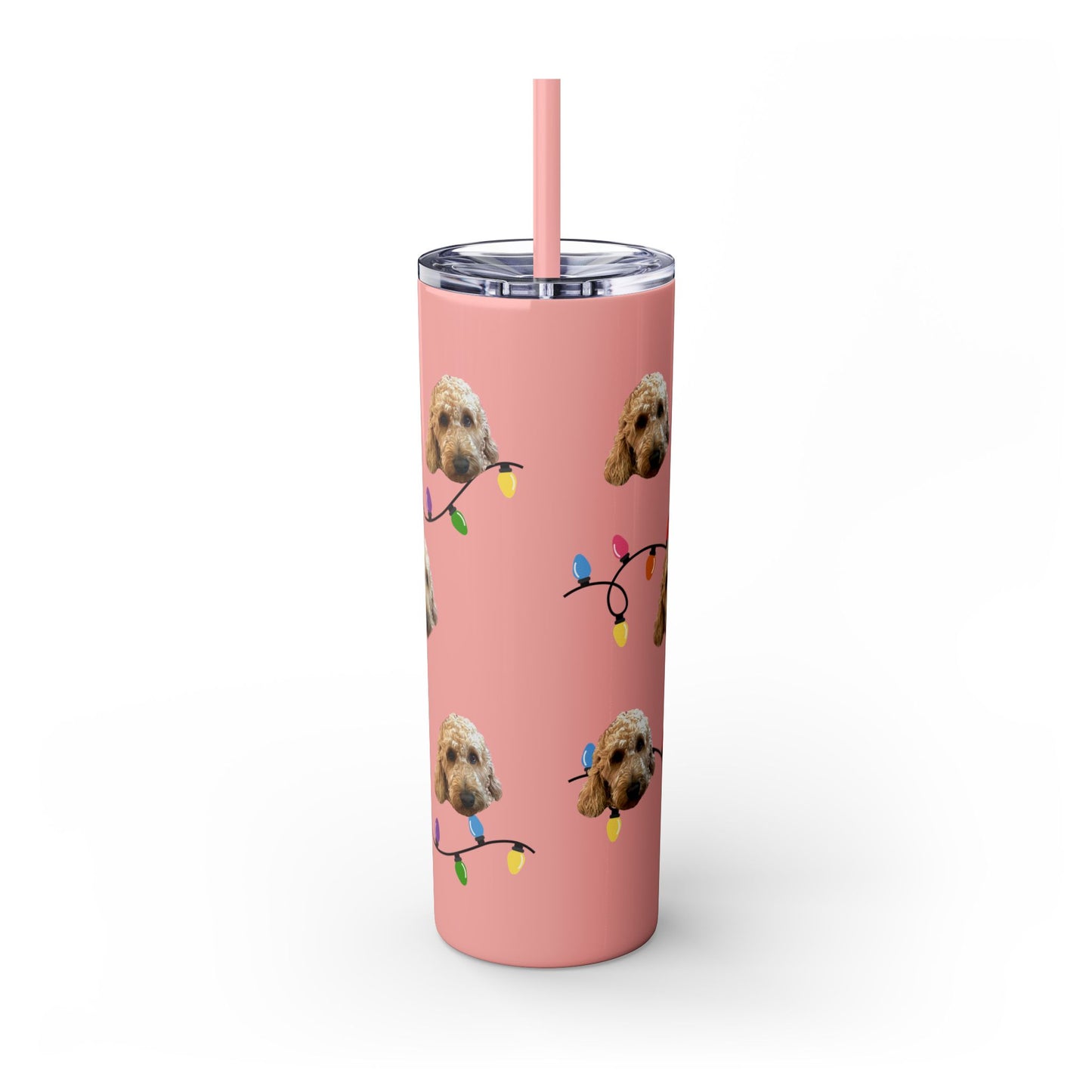 Skinny Tumbler with Straw, 20oz