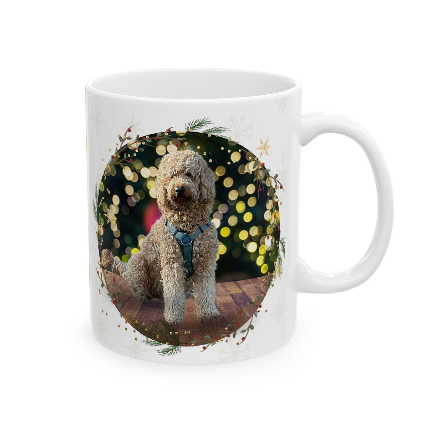 Personalized Christmas Pet Photo Mug - Unique Holiday Gift