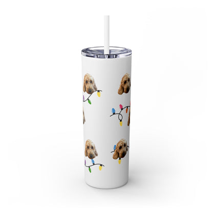 Skinny Tumbler with Straw, 20oz