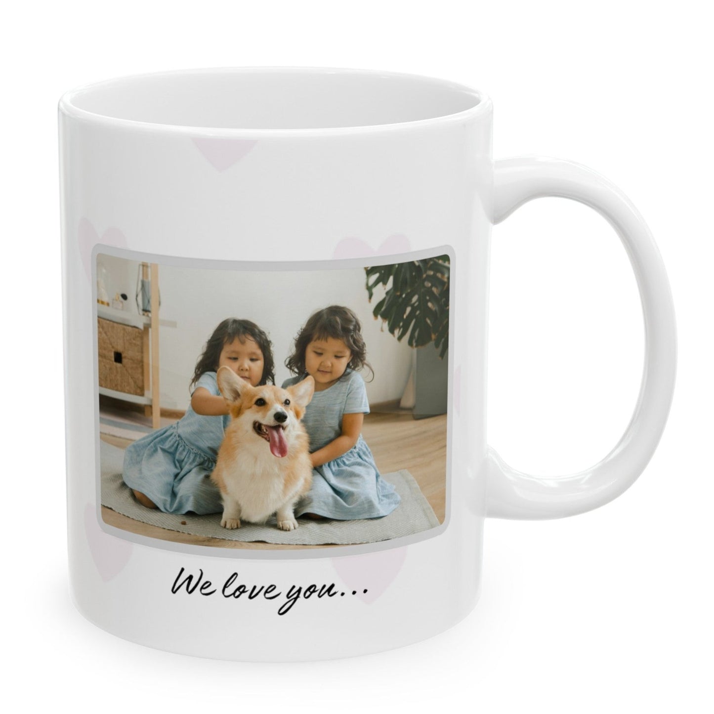 Custom Happy Birthday Mommy Ceramic Mug with photo, 11oz