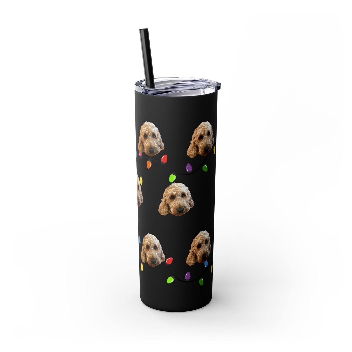 Skinny Tumbler with Straw, 20oz