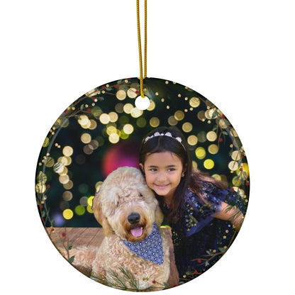 Personalized Christmas Tree Ornaments - Custom Photo Designs