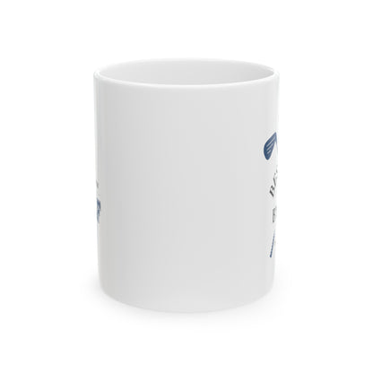 Custom Best Dad Golf Ceramic Mug 11oz.