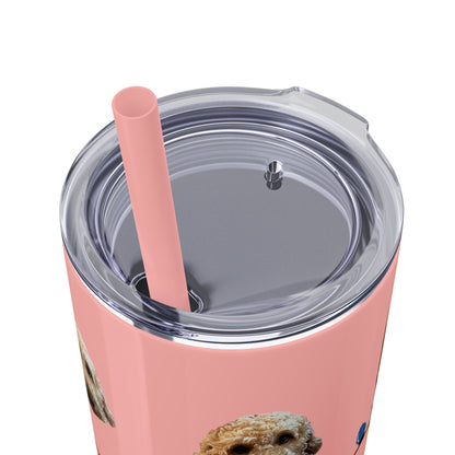 Skinny Tumbler with Straw, 20oz