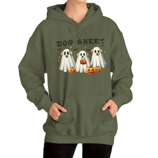 Hoodie Halloween Dog Ghost Sweater