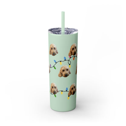 Skinny Tumbler with Straw, 20oz