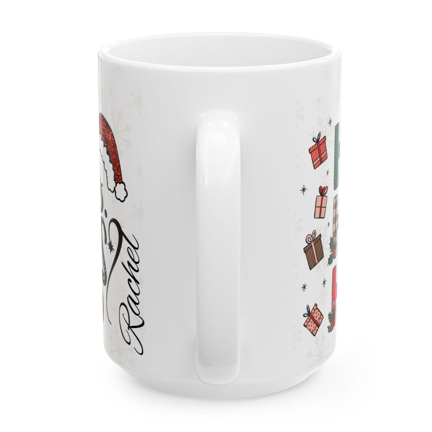 Personalized "Mrs. Claus" Ceramic Mug - 15 oz Holiday Gift