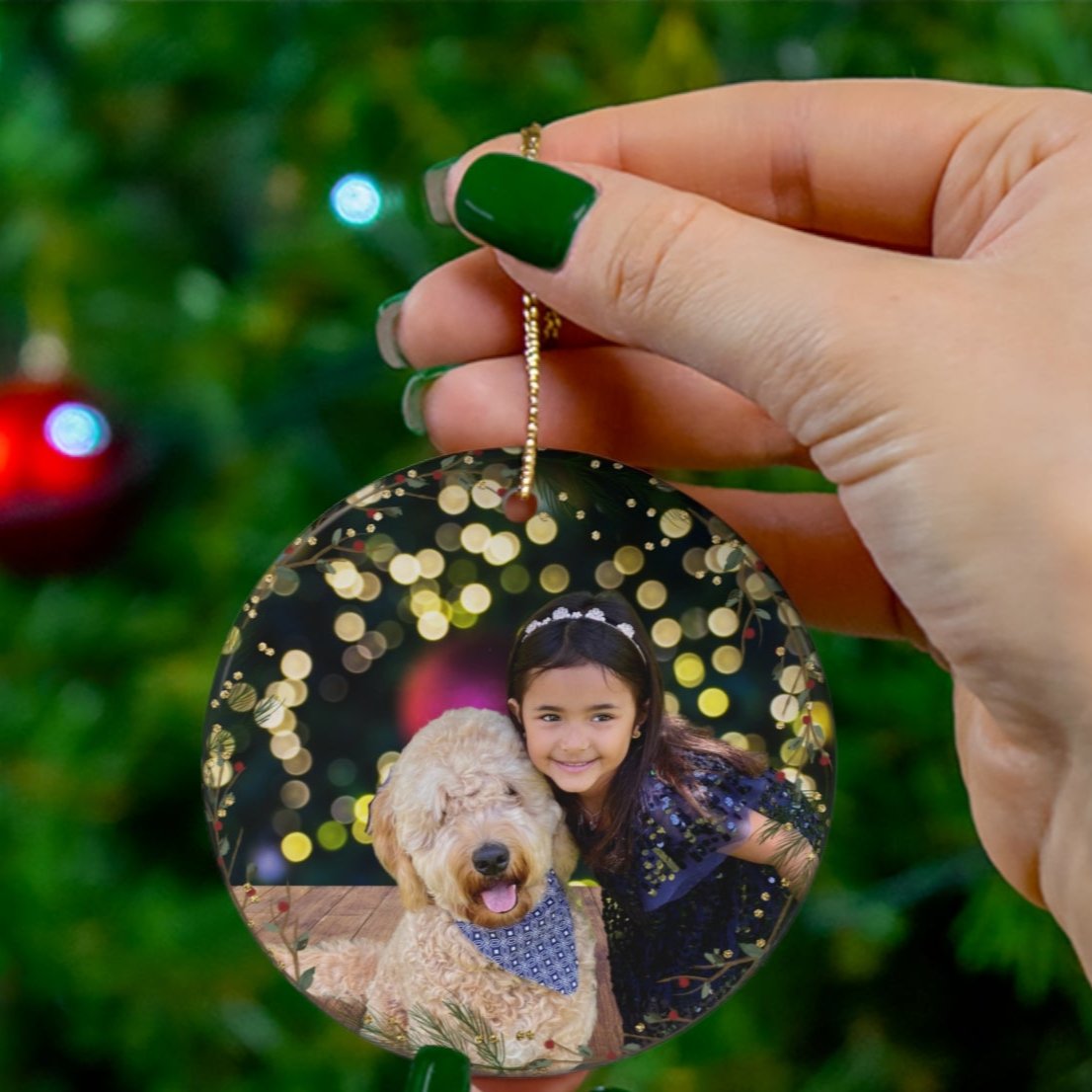 Personalized Christmas Tree Ornaments - Custom Photo Designs