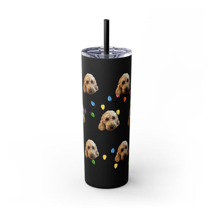 Skinny Tumbler with Straw, 20oz