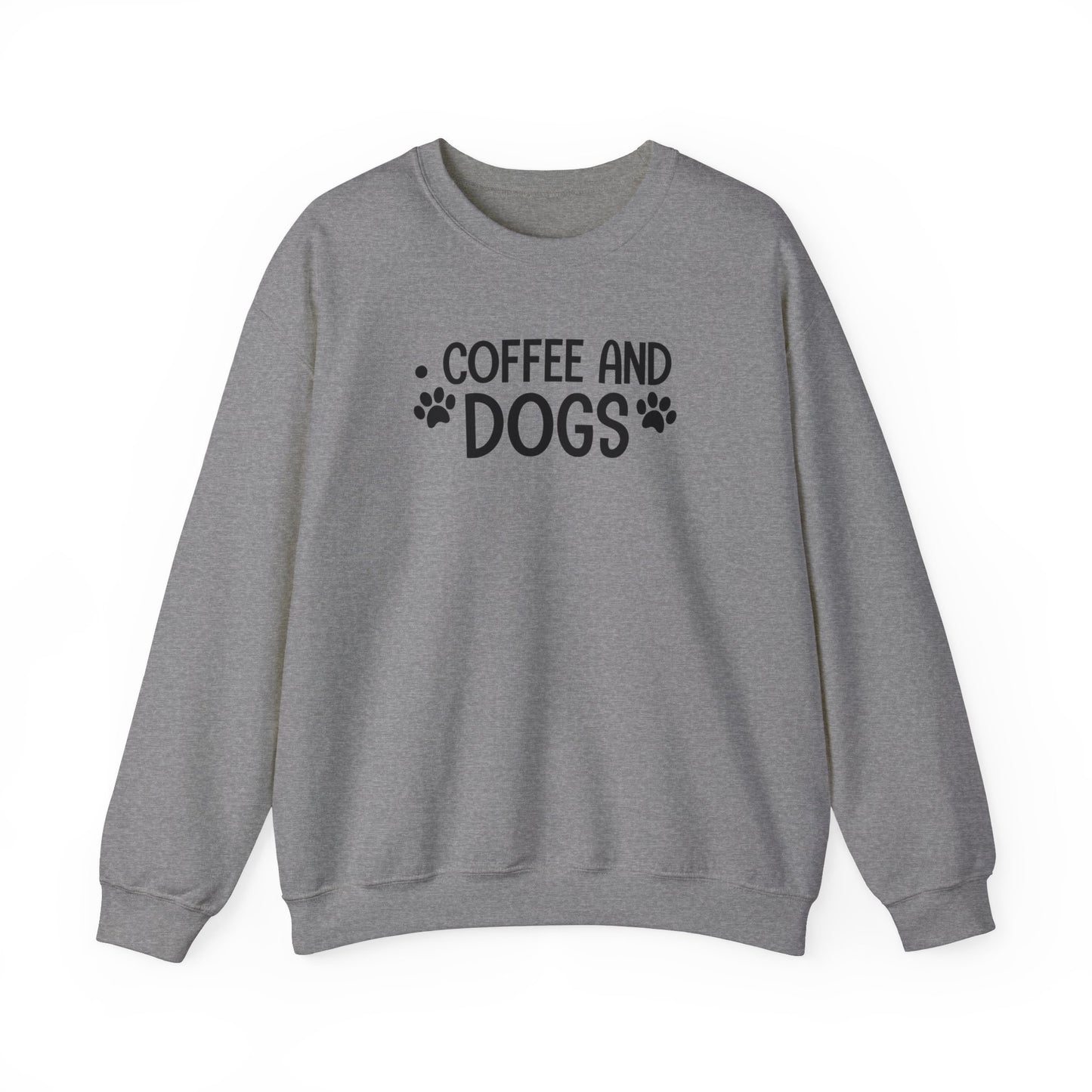 Unisex Coffee and Dogs Sweatshirt | Cozy & Stylish Dog Lover