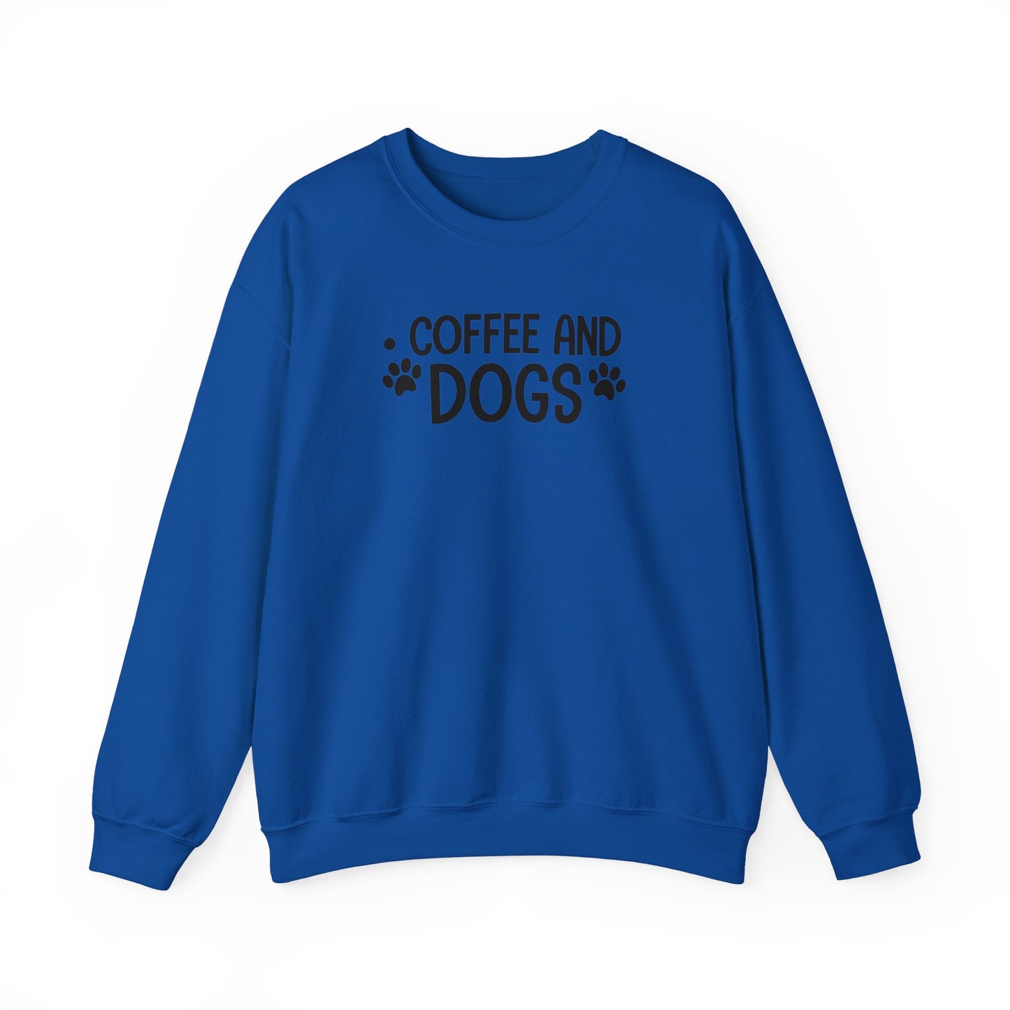 Unisex Coffee and Dogs Sweatshirt | Cozy & Stylish Dog Lover