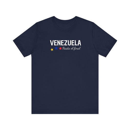 Unisex Venezuela T-Shirt | "Hasta el Final" Design