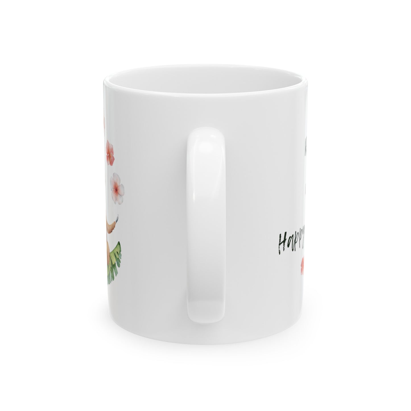 Relax and Happy Birthday White Ceramic Mug 11oz.