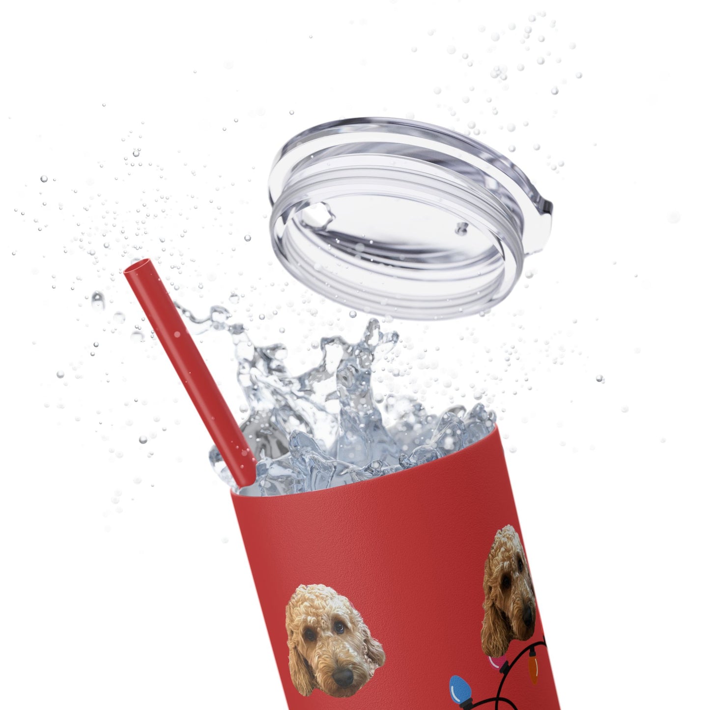 Skinny Tumbler with Straw, 20oz