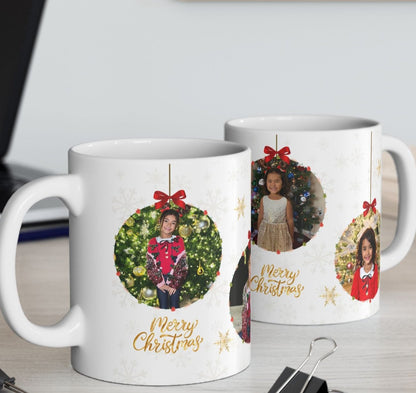 Personalized Christmas Mug with Custom Child Photo