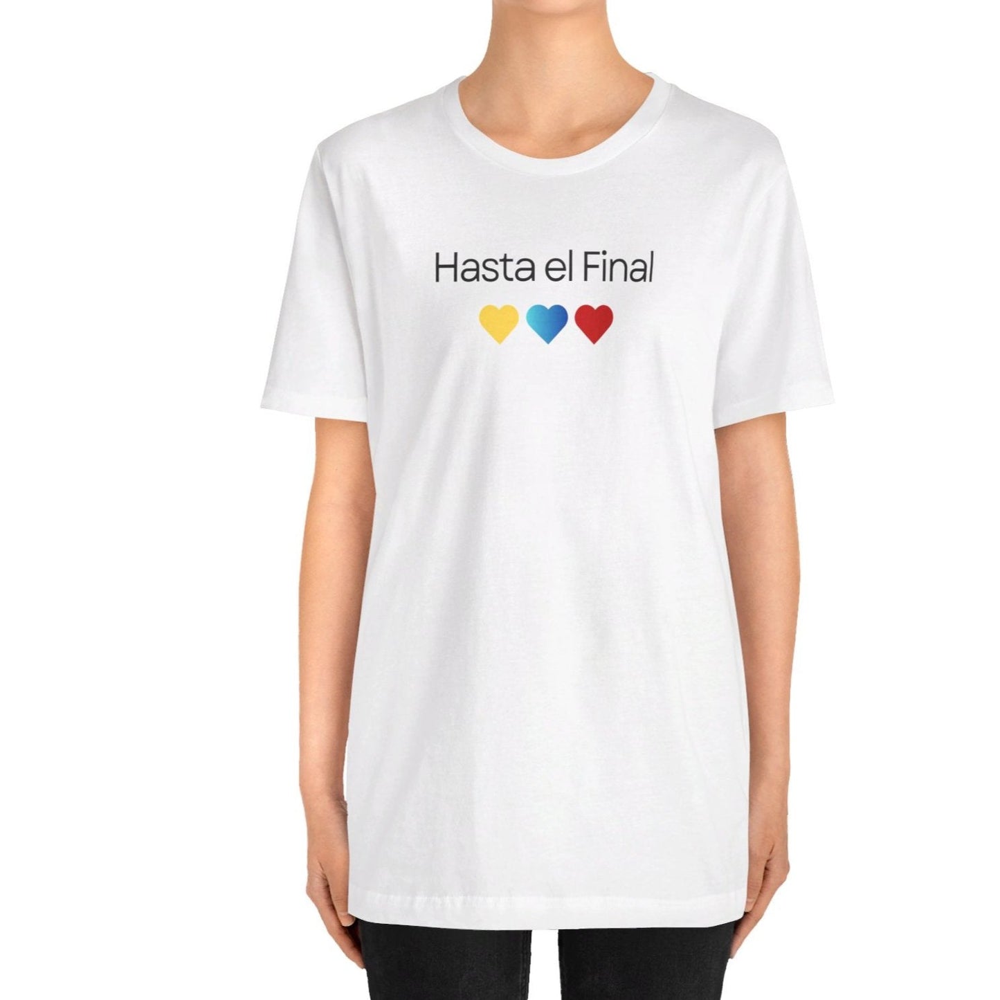 Unisex Venezuelan T-Shirt. "Hasta el Final" Design & Iconic Expressions