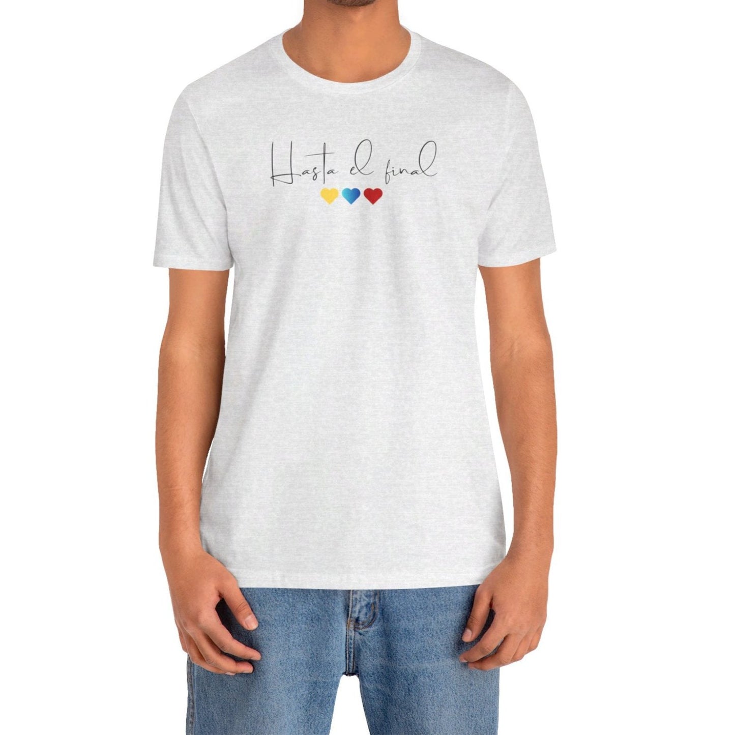 Unisex "Hasta el Final" T-Shirt – Venezuelan Pride & Strength in Premium Cotton