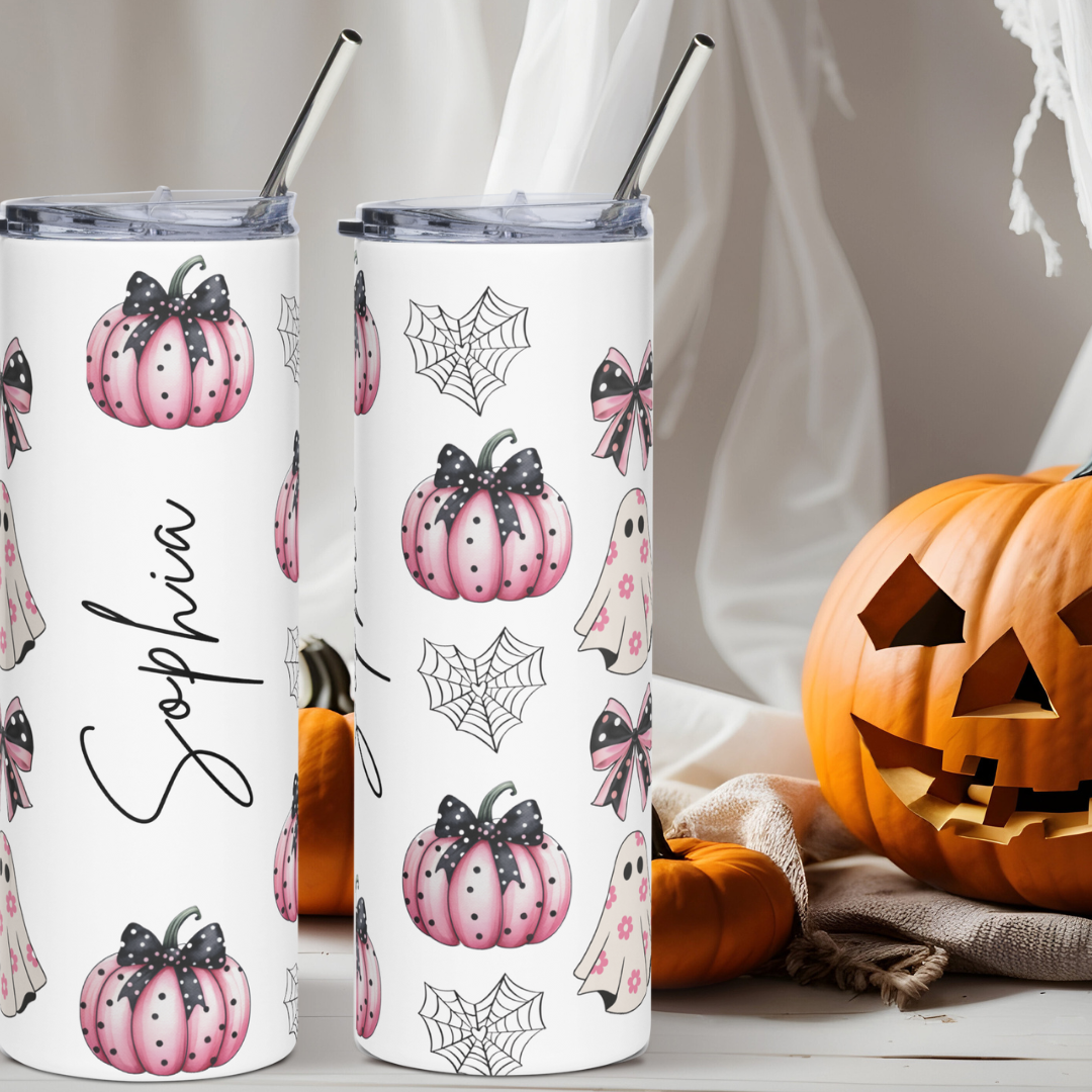 Custom Halloween Coquette Stainless Steel Tumbler 20 oz