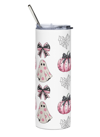 Custom Halloween Coquette Stainless Steel Tumbler 20 oz