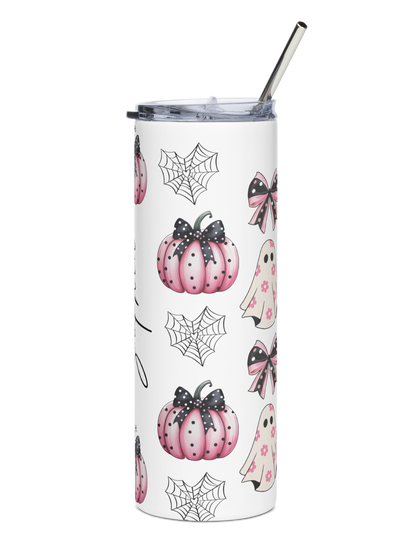 Custom Halloween Coquette Stainless Steel Tumbler 20 oz