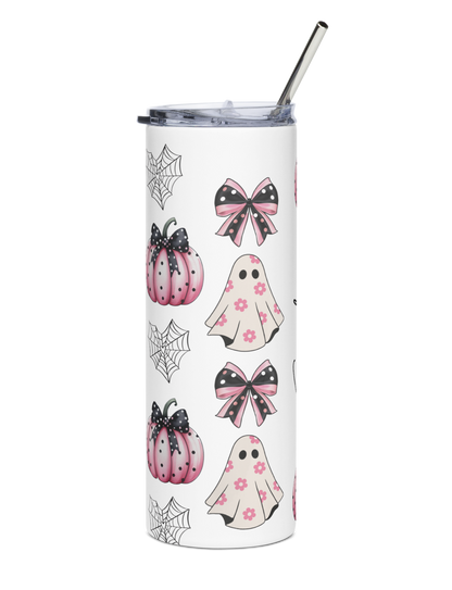 Custom Halloween Coquette Stainless Steel Tumbler 20 oz