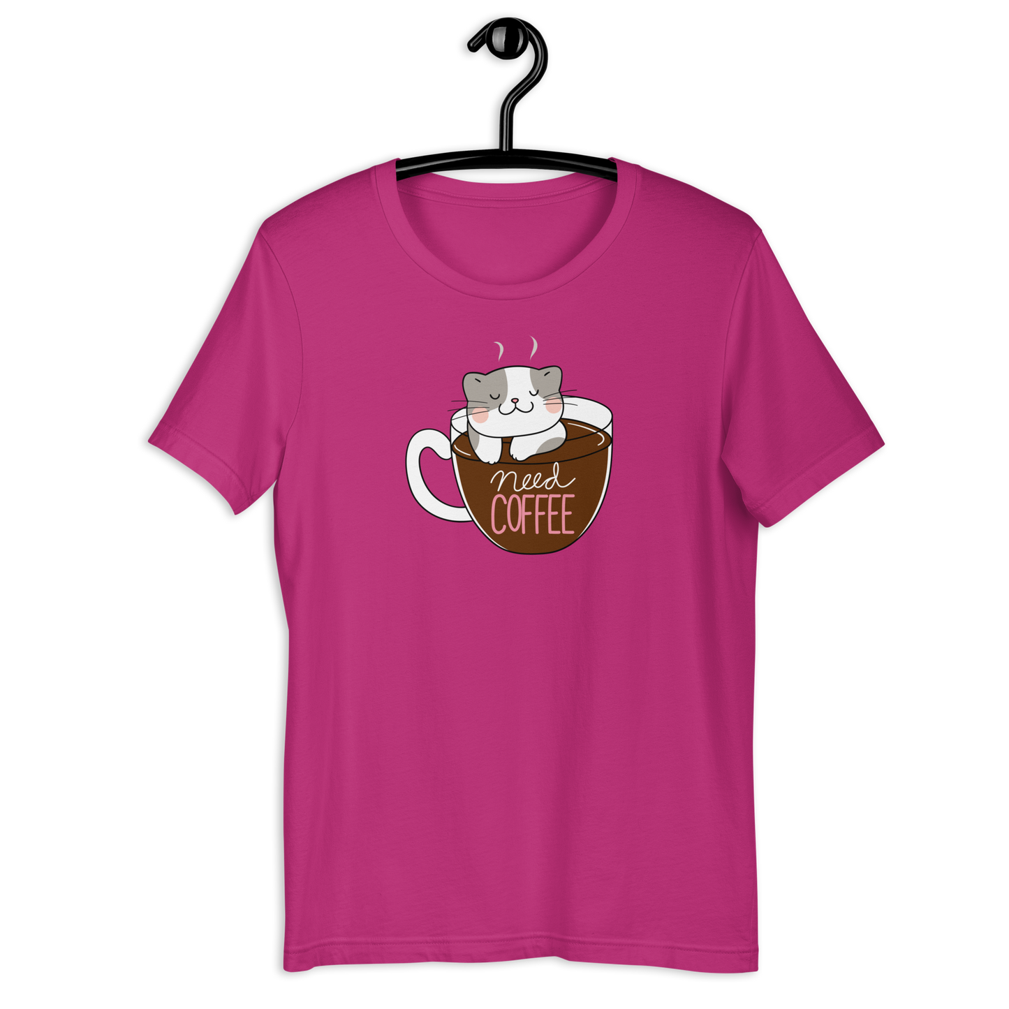 Need Coffee Cat T-Shirt. Ideal for Cat Lovers