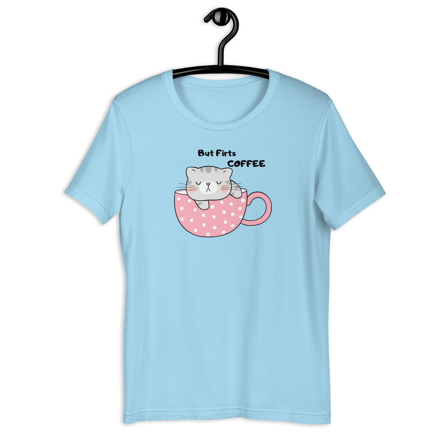 But First Coffee and Cat T-Shirt. Perfect for Cat Lovers