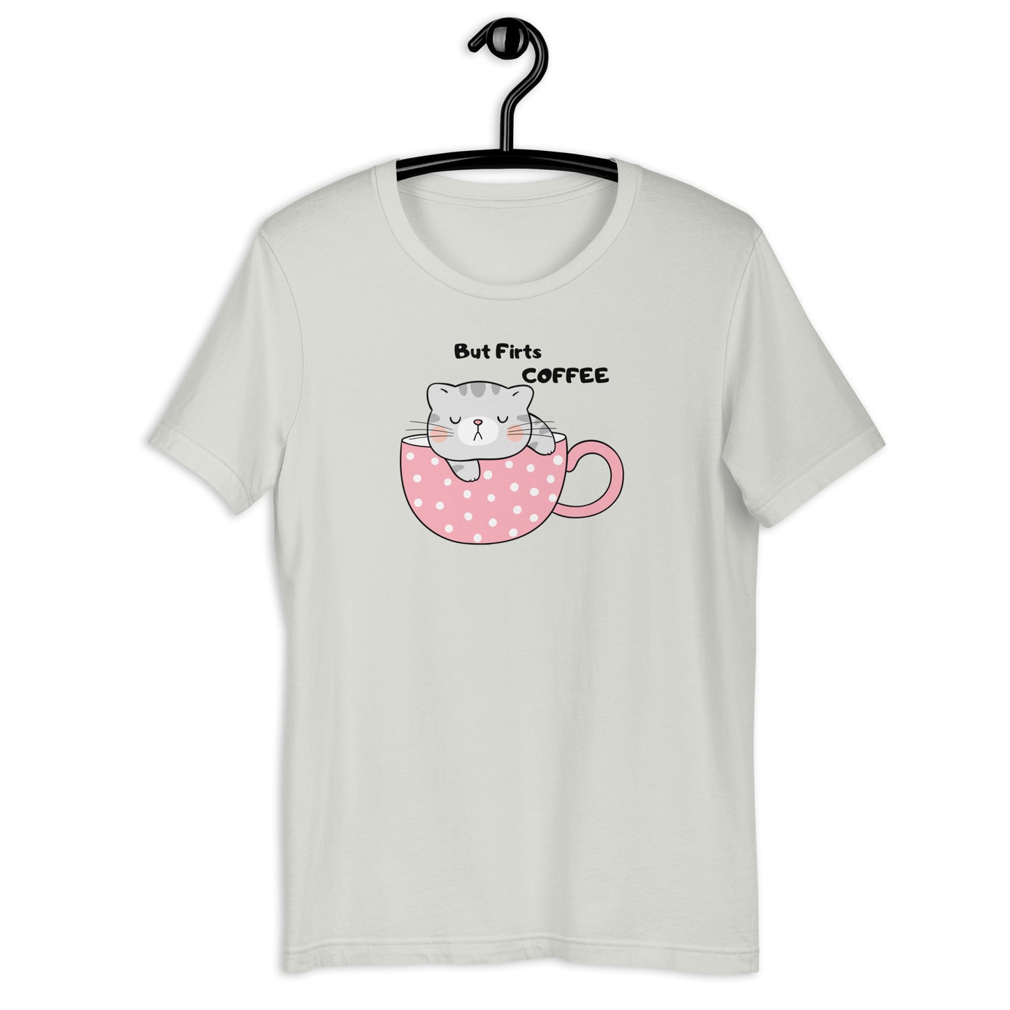 But First Coffee and Cat T-Shirt. Perfect for Cat Lovers